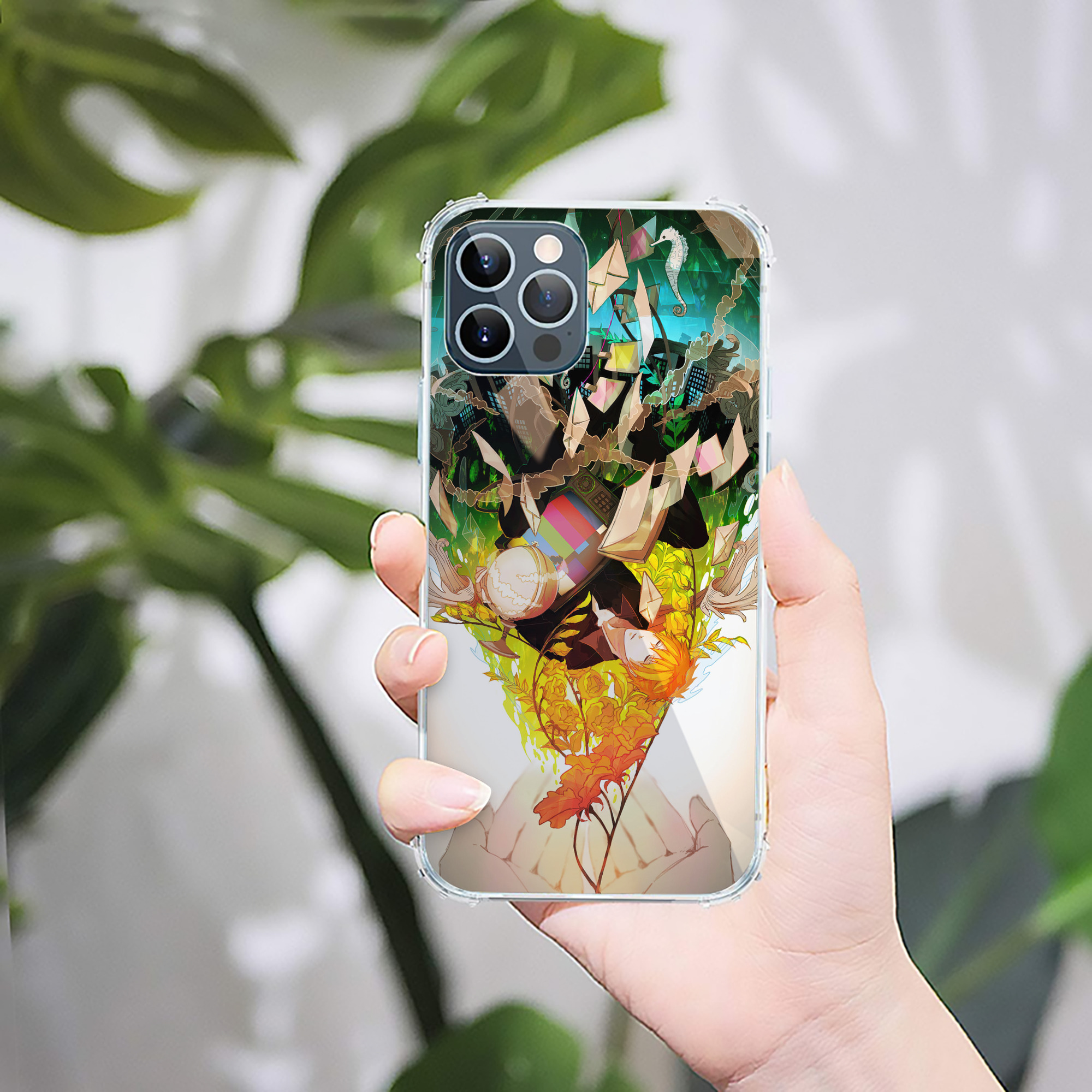 （画像用） ブリーチ BLEACH 【iPhone 12シリーズ対応】透明スマホケース（クリアソフトケース）